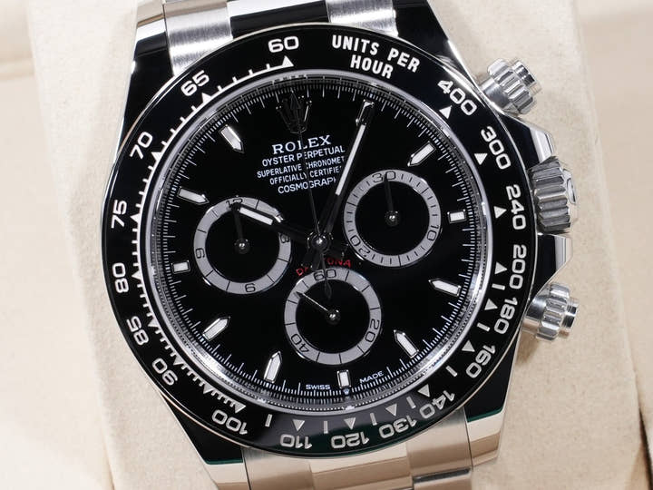 ロレックス デイトナ Ref.126500LN ステンレススチール ブラック文字盤