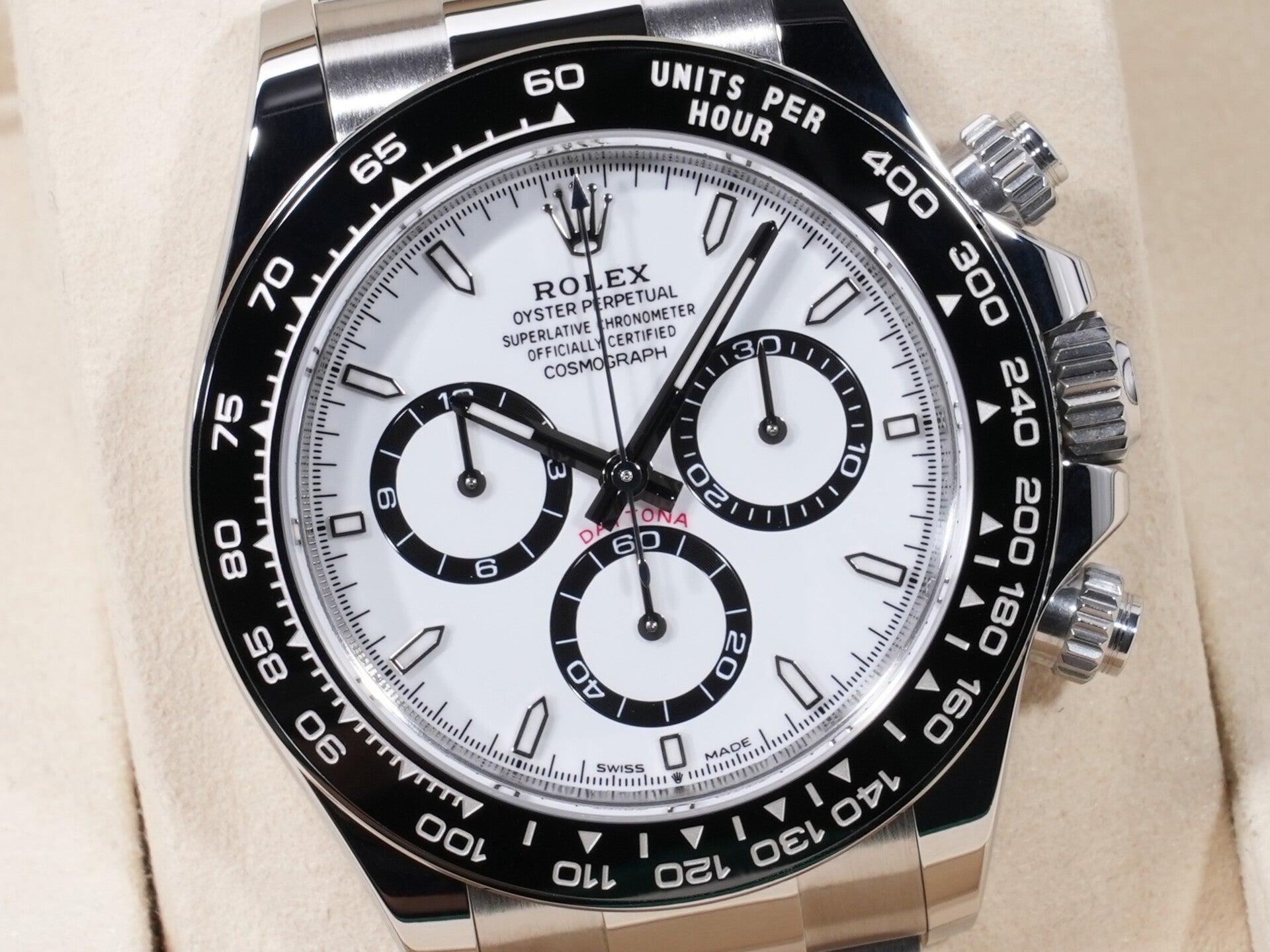 Rolex Daytona Ref. 126500LN SS White Dial, Unused  (4ftoy87w appears to be an internal reference number and is not translated)