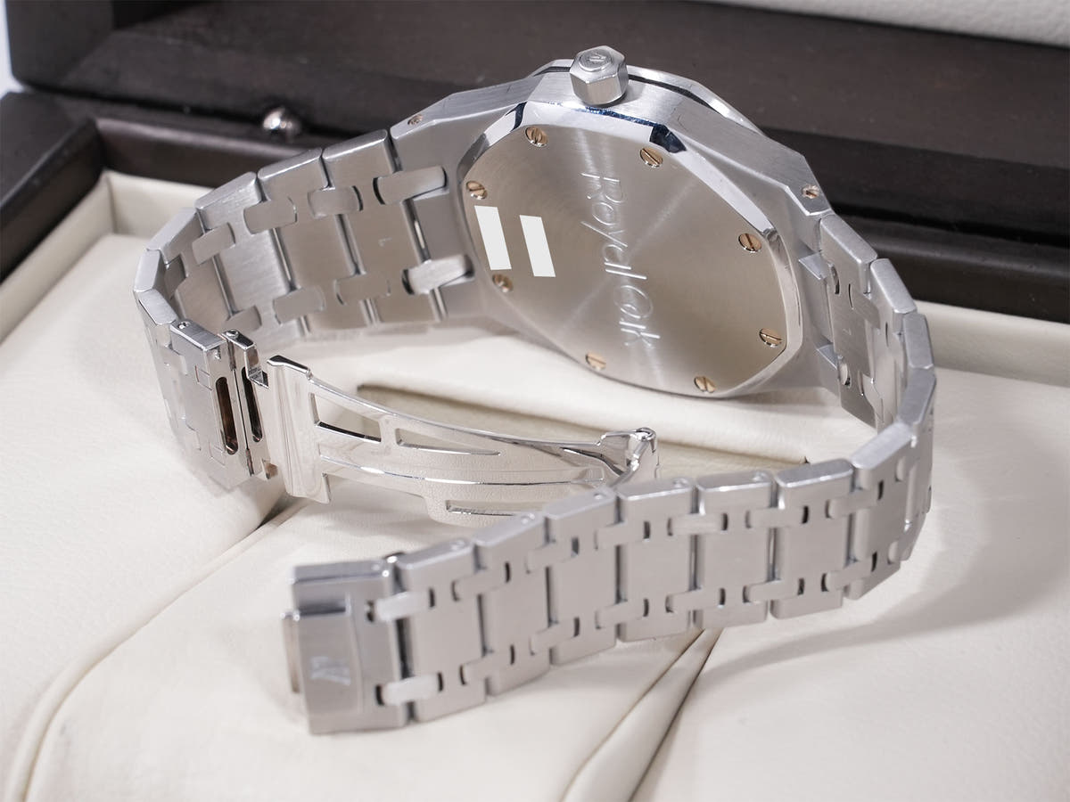 オーデマピゲ ロイヤルオーク デイデイト ムーンフェイズ Ref.25594ST.OO.0789ST.05 SS ブルー文字盤 中古 9dtnwyjp