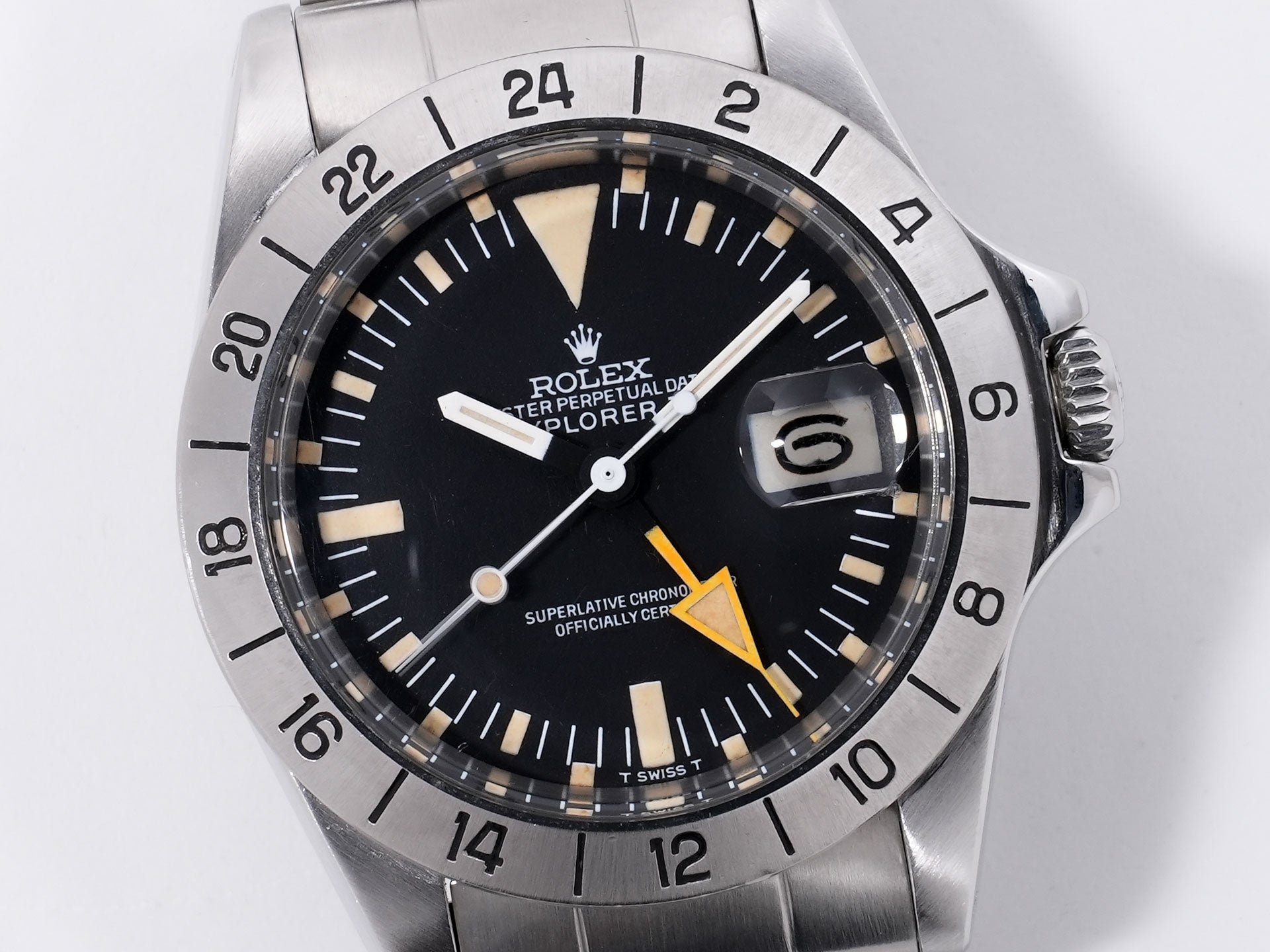 ロレックス エクスプローラーII Ref.1655 SS ブラック文字盤 中古 qhh7xsks