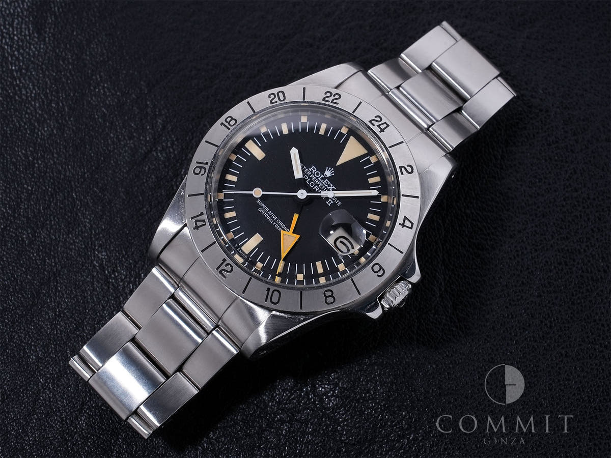 Rolex Explorer II Ref. 1655 SS Black Dial, Pre-owned  qhh7xsks