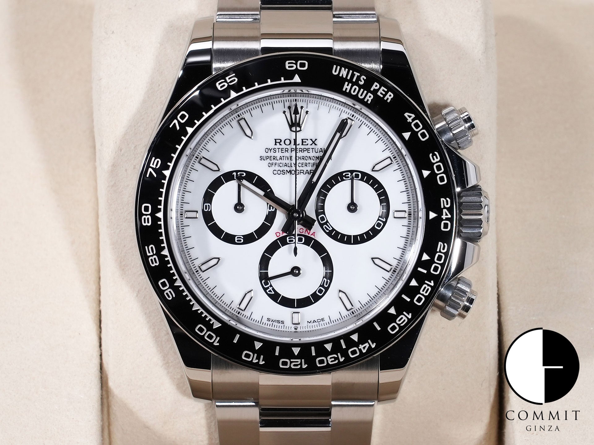ロレックス デイトナ Ref.126500LN SS ホワイト文字盤 未使用 qq8h7fw8
