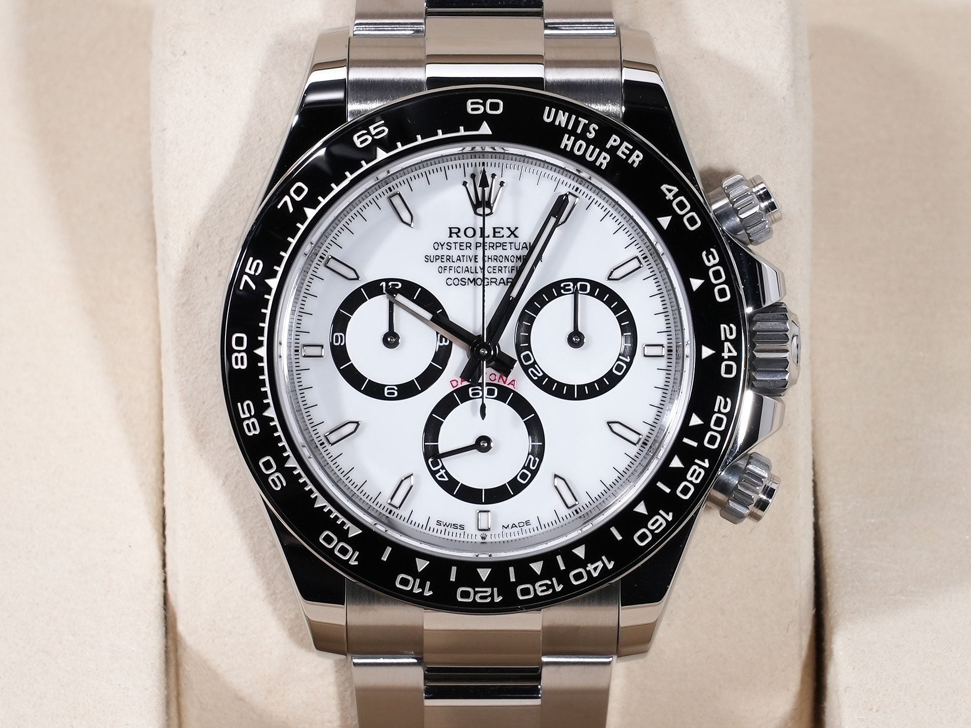 ロレックス デイトナ Ref.126500LN SS ホワイト文字盤 未使用 qq8h7fw8