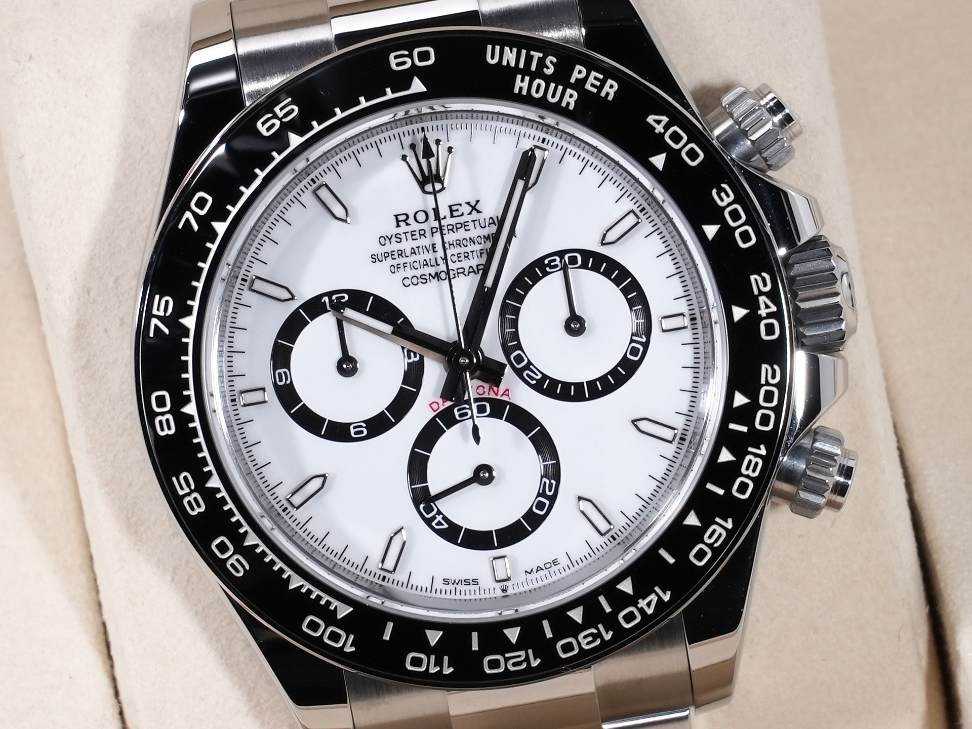 ロレックス デイトナ Ref.126500LN SS ホワイト文字盤 未使用 qq8h7fw8