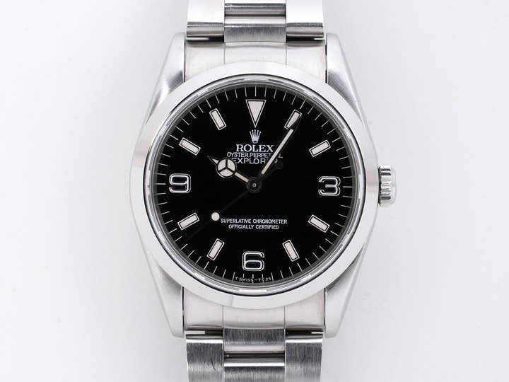 ロレックス エクスプローラーI Ref.14270 ステンレススチール ブラック文字盤 中古 wh9dg82u