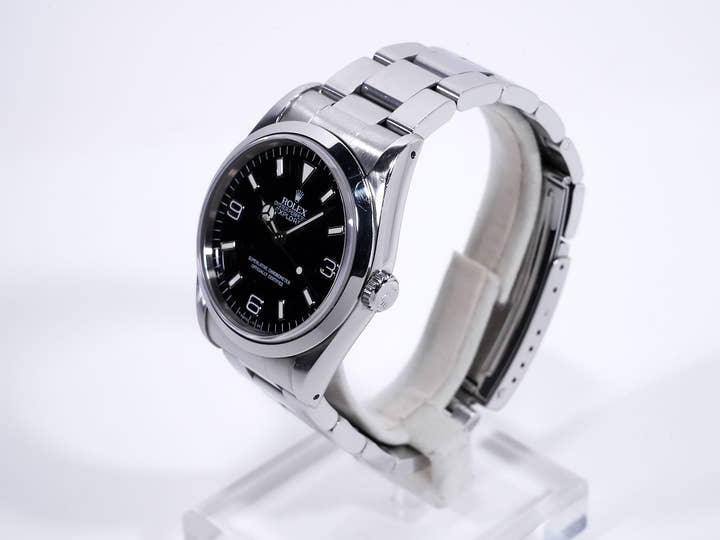 ロレックス エクスプローラーI Ref.14270 ステンレススチール ブラック文字盤 中古 wh9dg82u