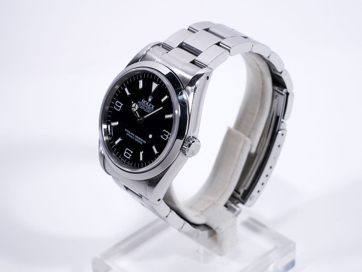 Rolex Explorer I Ref. 14270 SS Black Dial, Pre-owned (Used)  wh9dg82u