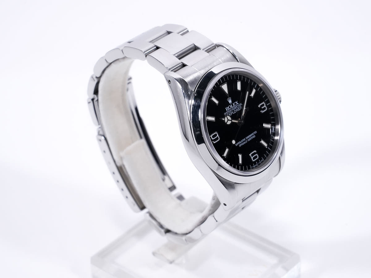 Rolex Explorer I Ref. 14270 SS Black Dial, Pre-owned (Used)  wh9dg82u