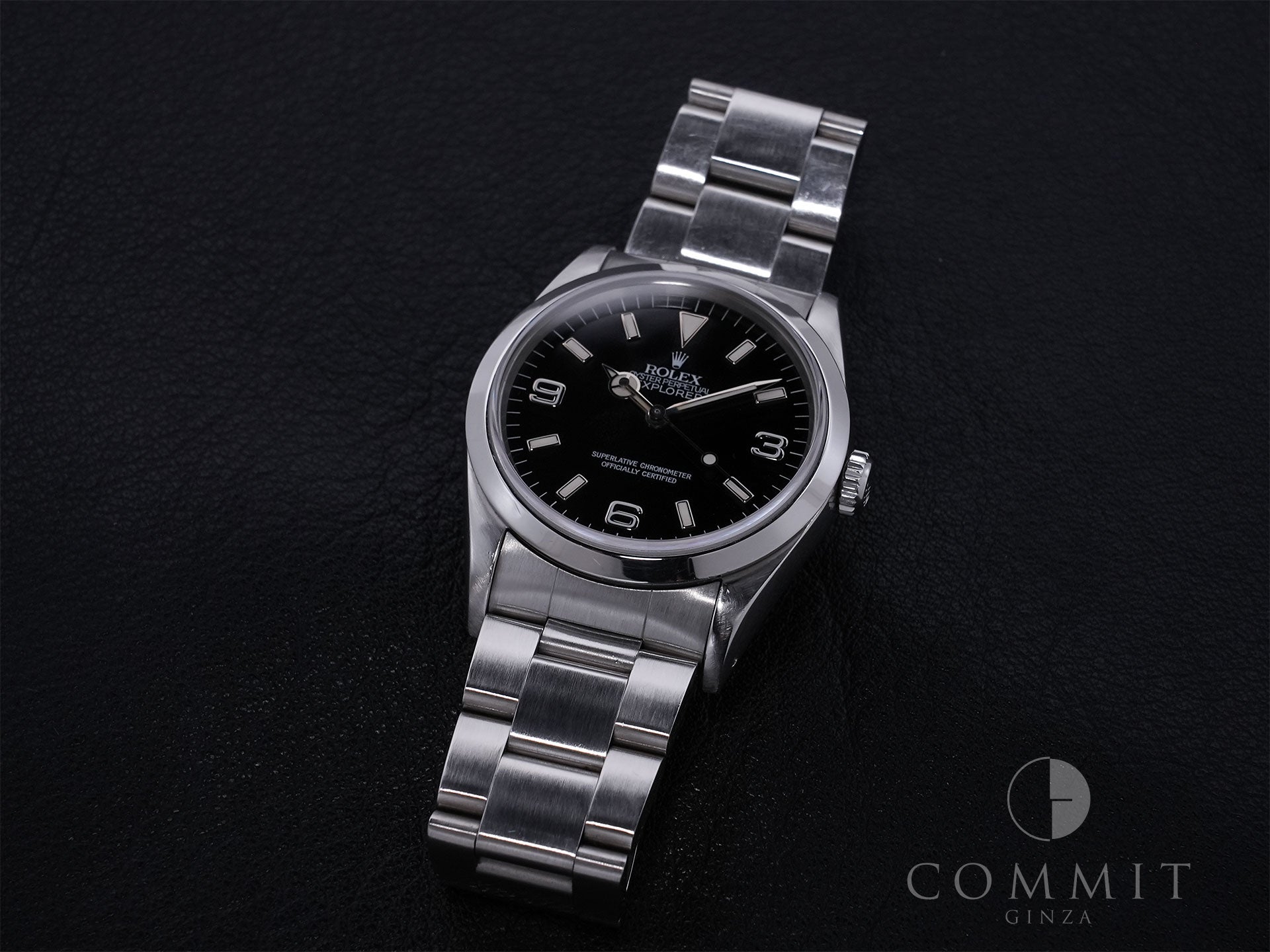 Rolex Explorer I Ref. 14270 SS Black Dial, Pre-owned (Used)  wh9dg82u