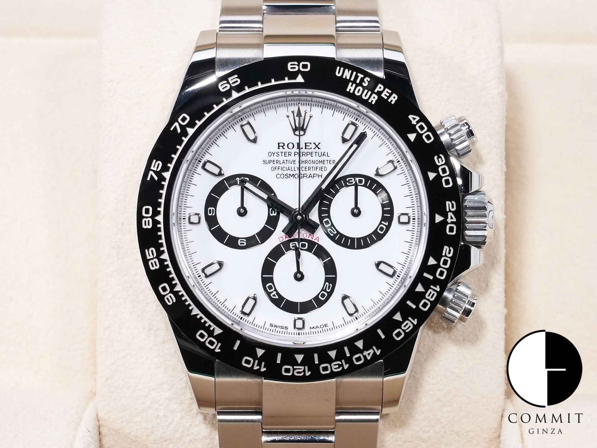 ロレックス デイトナ Ref.116500LN SS ホワイト文字盤 中古 ckdntbtn