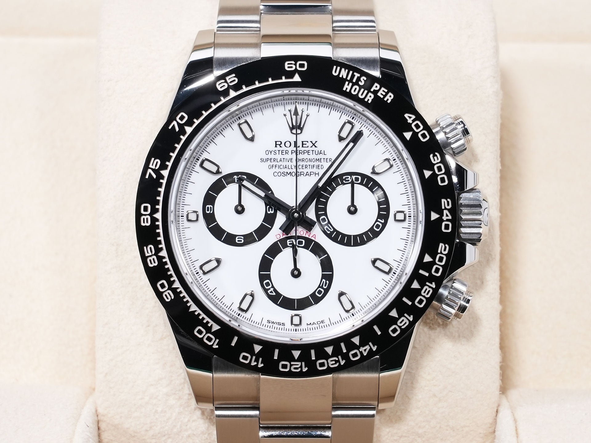 ロレックス デイトナ Ref.116500LN SS ホワイト文字盤 中古 ckdntbtn