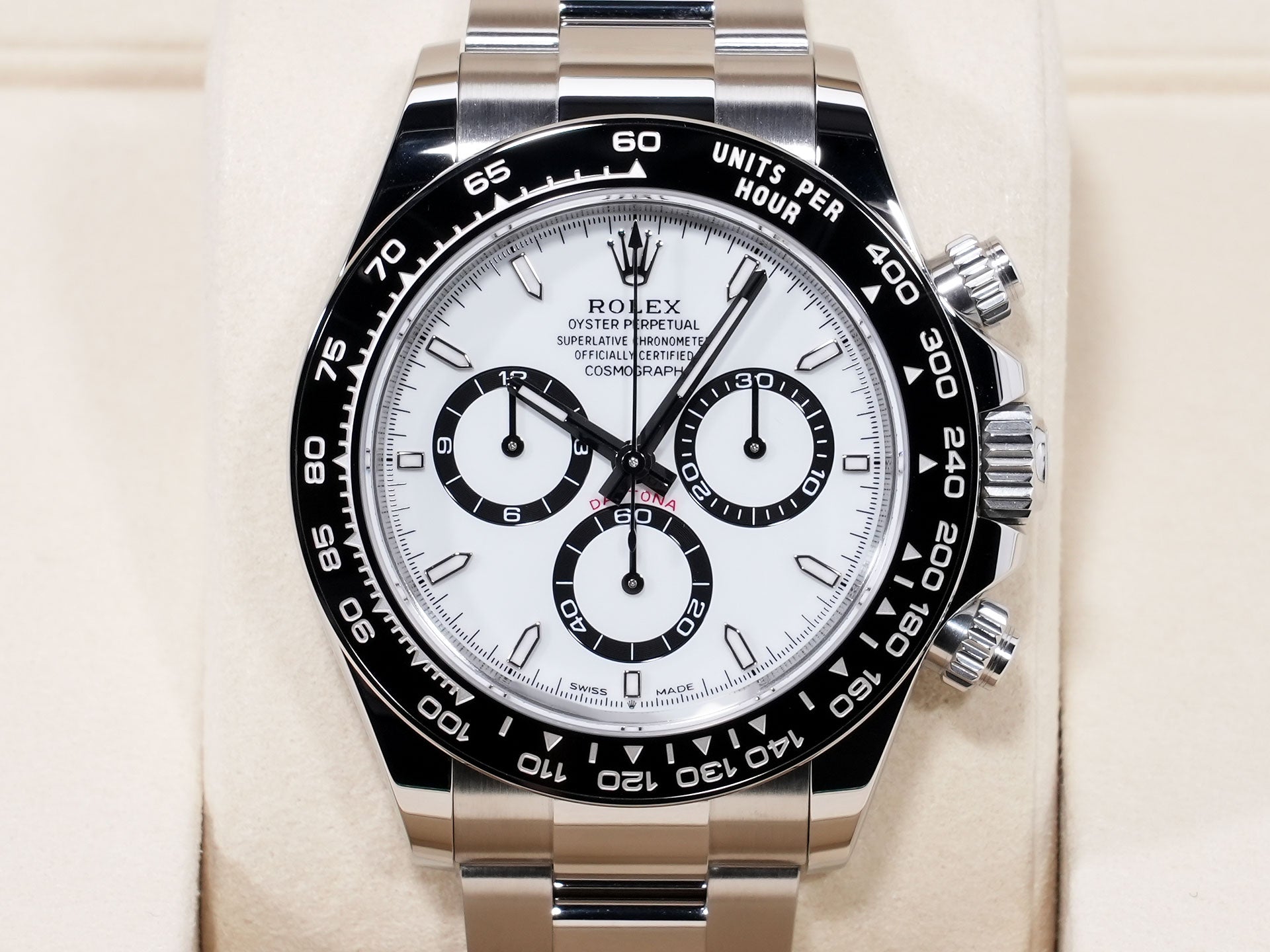 ロレックス デイトナ Ref.126500LN SS ホワイト文字盤 未使用 hdxo699o