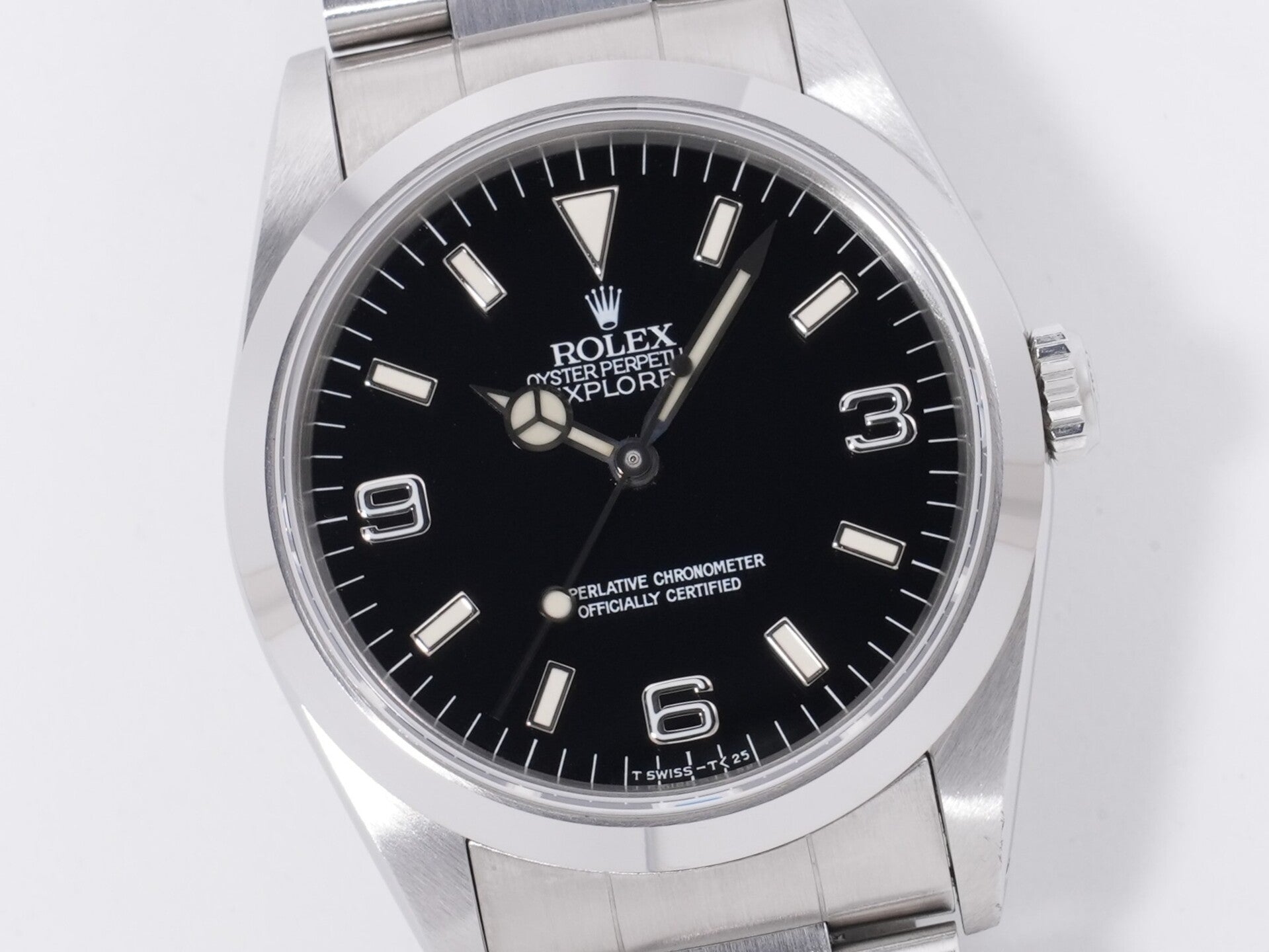 ロレックス エクスプローラーI Ref.14270 ステンレススチール ブラック文字盤
