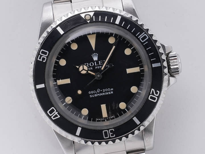 Rolex Submariner Ref. 5513 Stainless Steel Black Dial