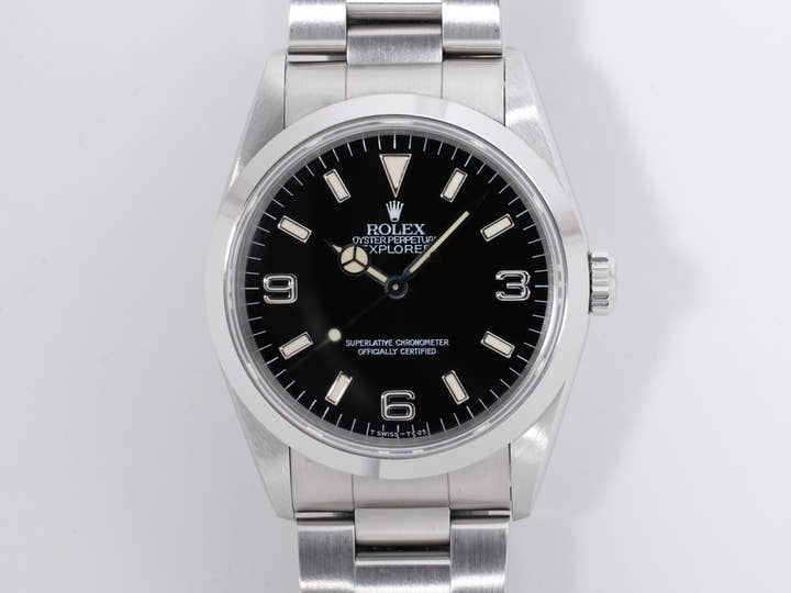 ロレックス エクスプローラーI Ref.14270 ステンレススチール ブラック文字盤