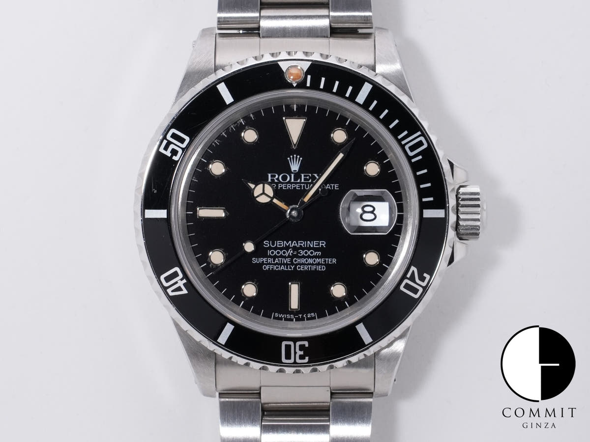 Rolex Submariner Date Ref. 16800 SS Black Dial, Pre-owned (cstvnzfz)