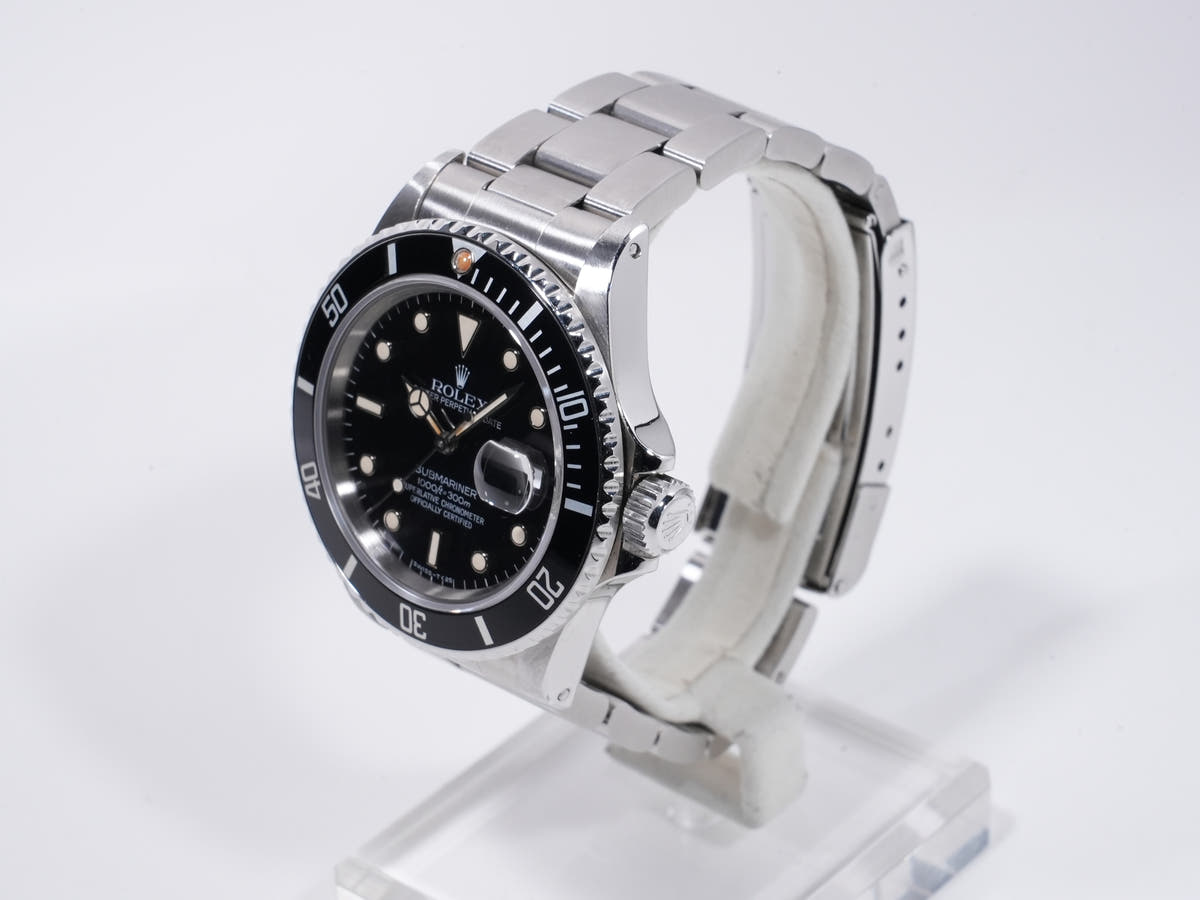 Rolex Submariner Date Ref. 16800 SS Black Dial, Pre-owned (cstvnzfz)