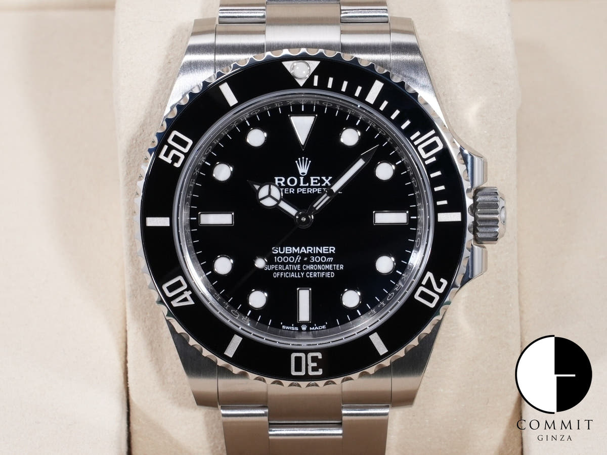 Rolex Submariner No-Date Ref. 124060 SS Black Dial, Unused  (myyb6h7z appears to be an internal reference number and not part of the product description)