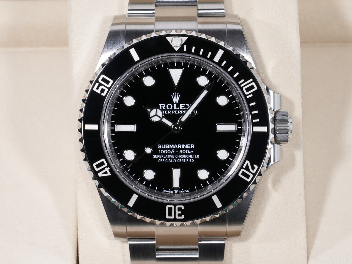 Rolex Submariner No-Date Ref. 124060 SS Black Dial, Unused  (48nsnxa9 appears to be an internal reference number and not part of the product description)