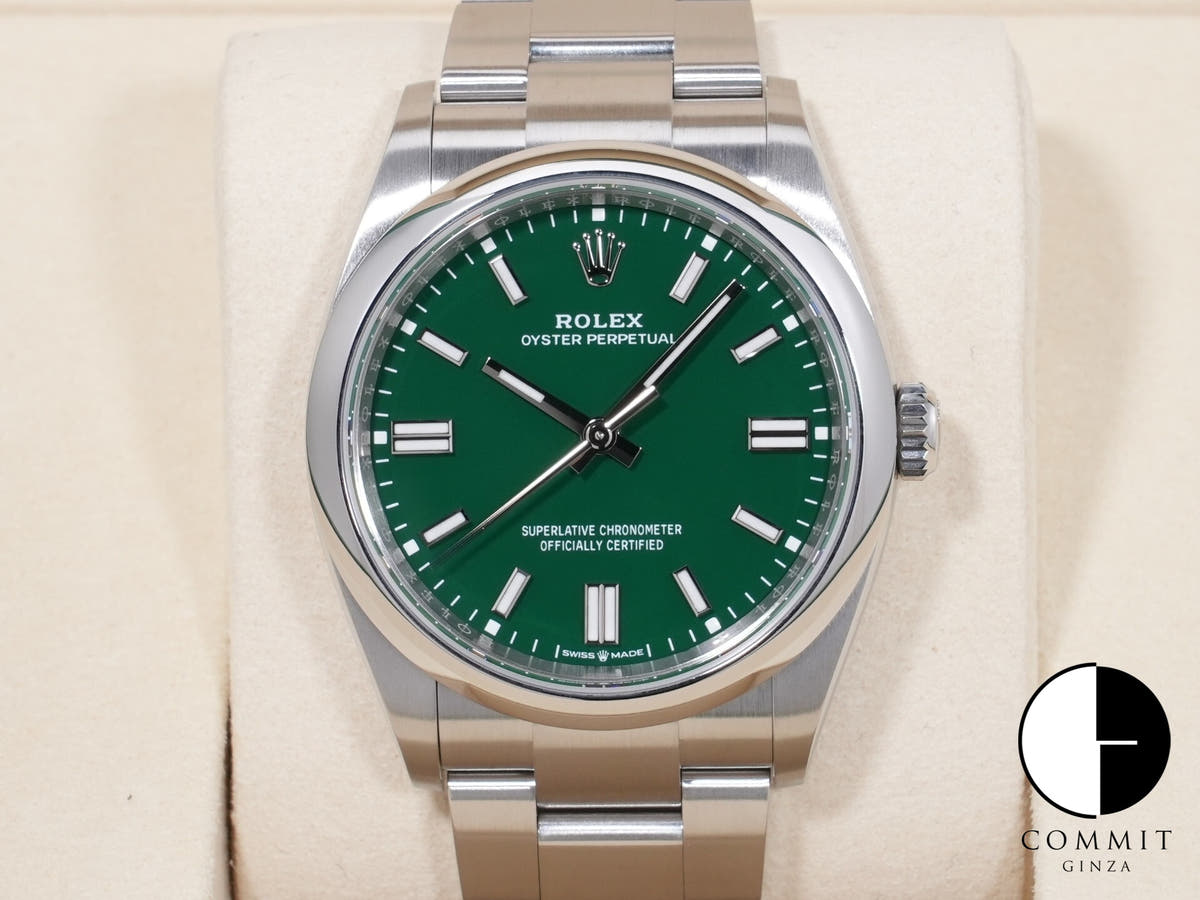 Rolex Oyster Perpetual 36 Ref. 126000 SS Green Dial, Unused  (yshn9w59)