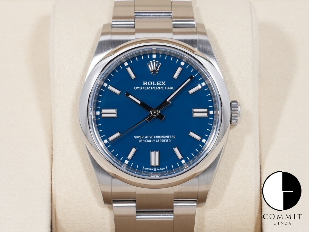 Rolex Oyster Perpetual 36 Ref. 126000 SS Mid-Blue Dial, Unused  (amqhyqga appears to be an internal reference number and not part of the product description)
