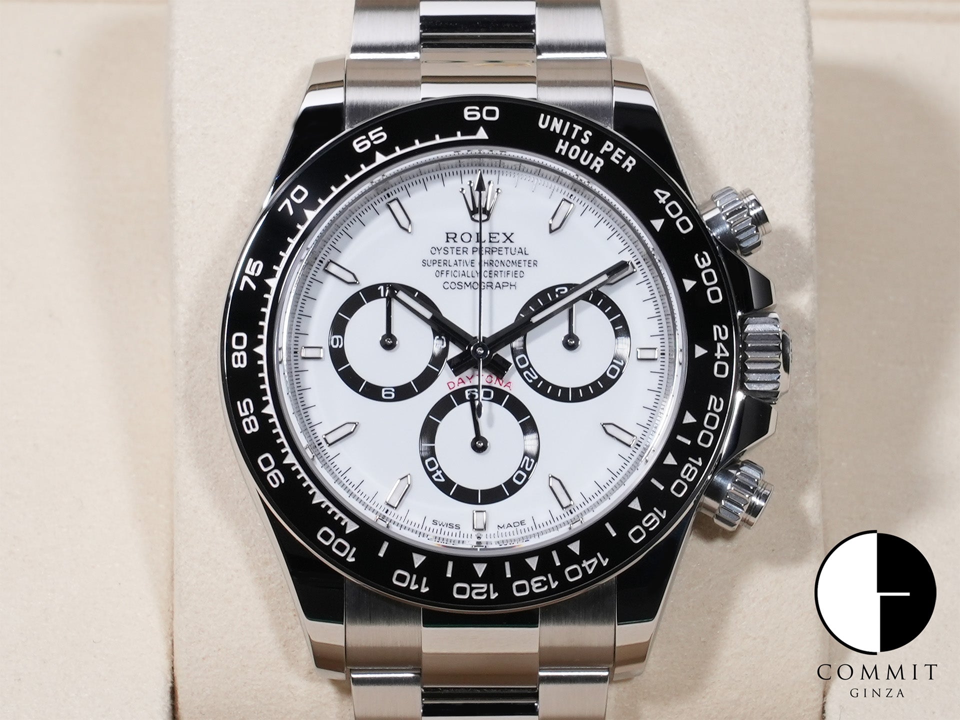 ロレックス デイトナ Ref.126500LN SS ホワイト文字盤 未使用 vaitjo7y