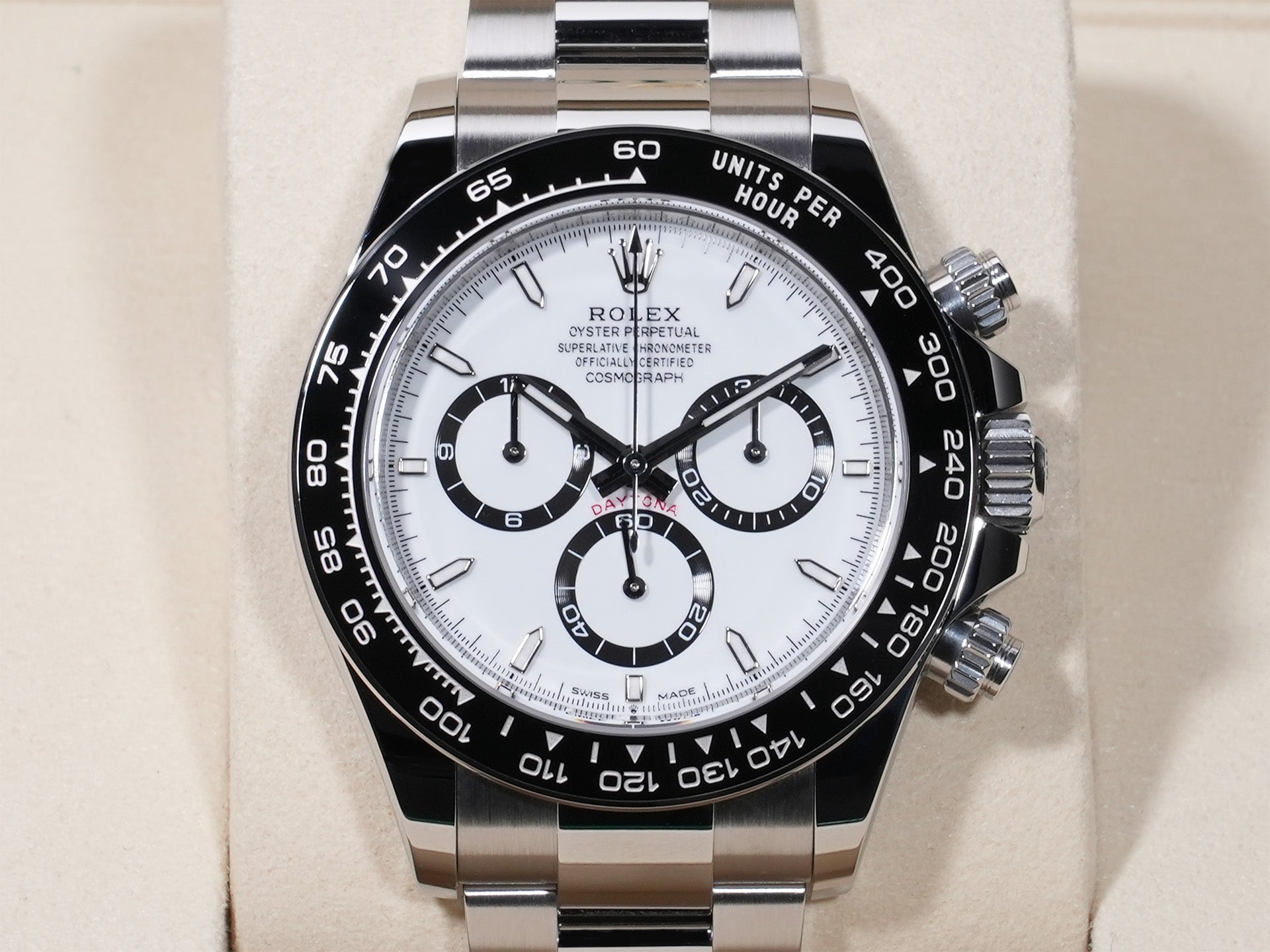 ロレックス デイトナ Ref.126500LN SS ホワイト文字盤 未使用 vaitjo7y