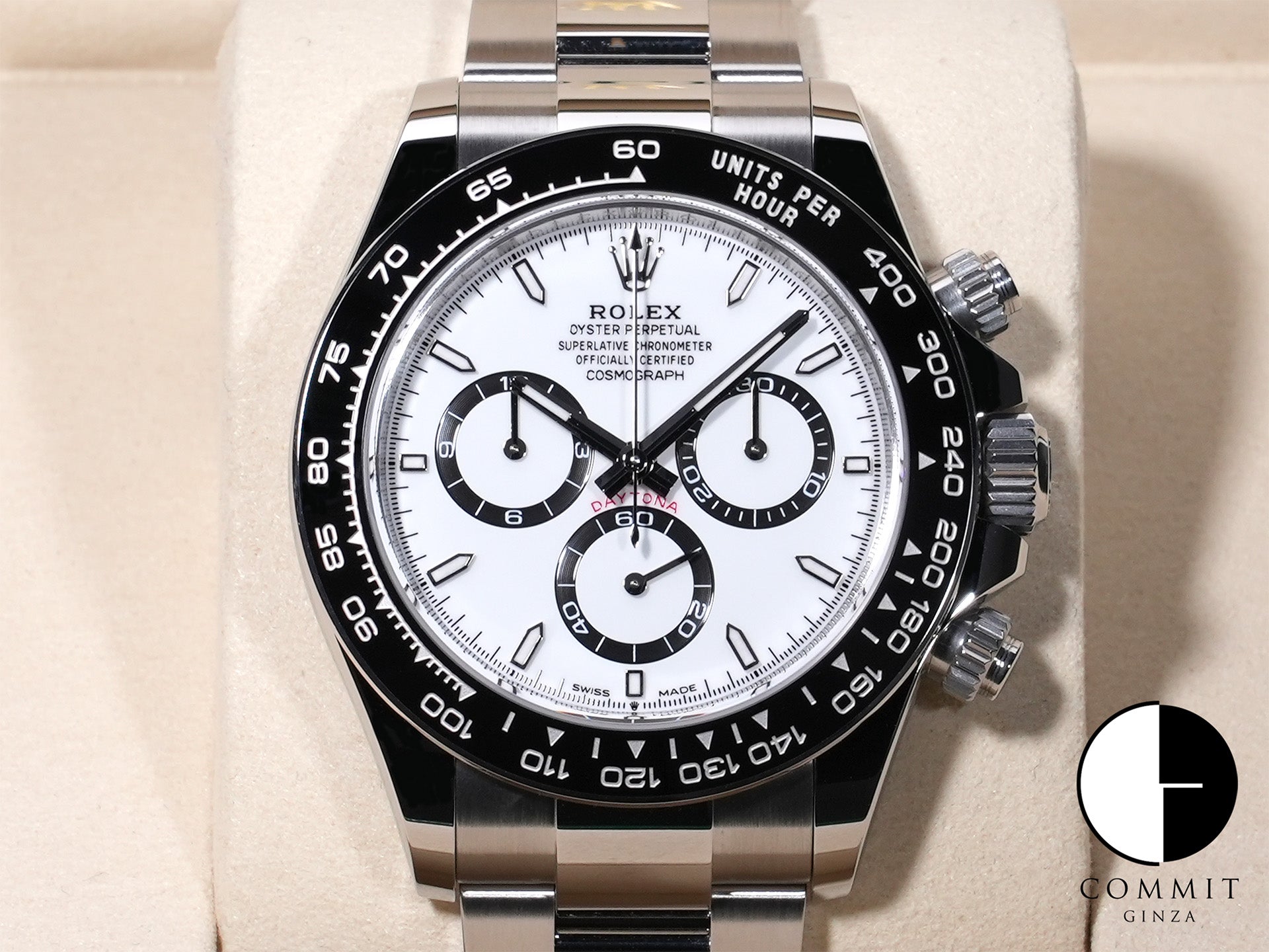 ロレックス デイトナ Ref.126500LN SS ホワイト文字盤 未使用 h9mkfk32