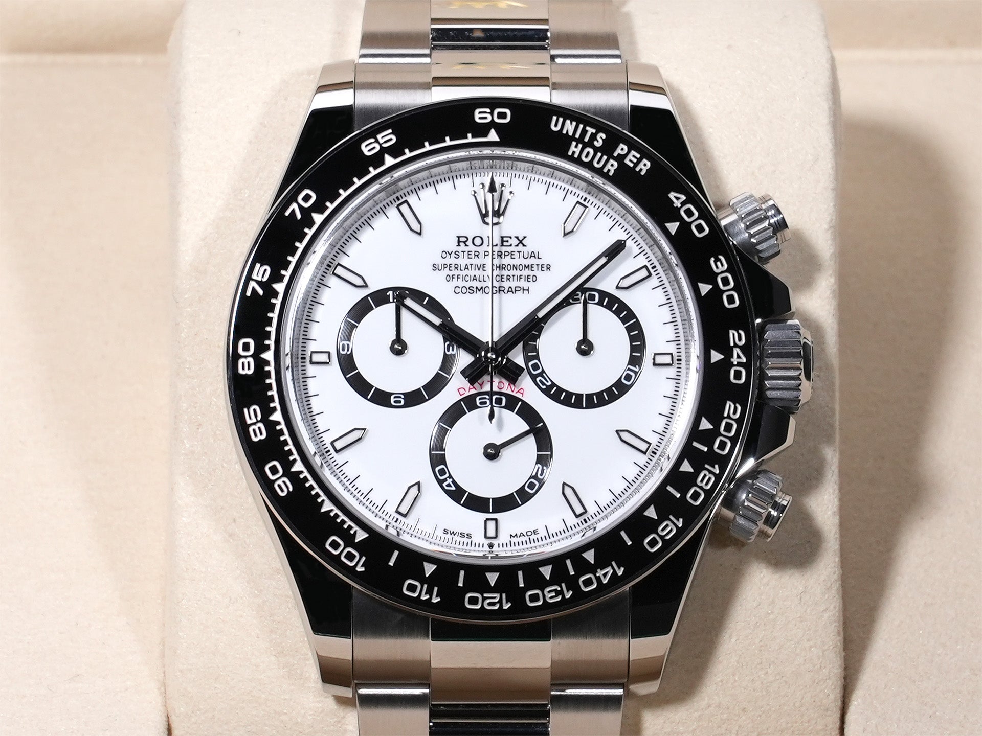 ロレックス デイトナ Ref.126500LN SS ホワイト文字盤 未使用 h9mkfk32
