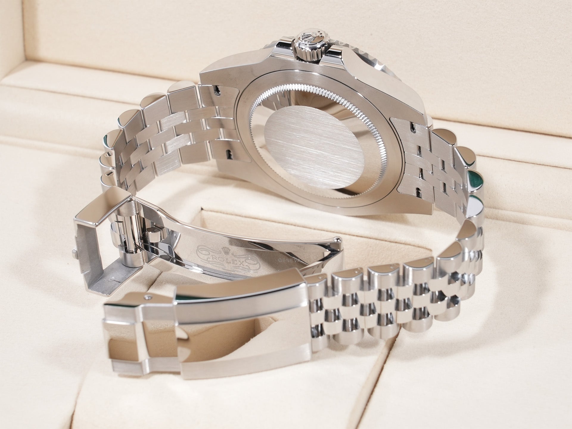 Rolex GMT-Master II Ref. 126710BLRO, stainless steel, black dial, Jubilee bracelet, unused.  (nm68mck2 appears to be an internal reference number and not part of the product description)