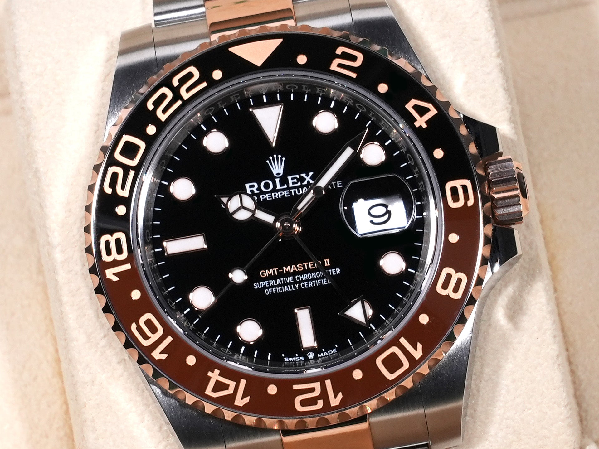 Rolex GMT-Master II Ref. 126711CHNR SS/ERG Black Dial, Excellent Condition ewiyxd4v