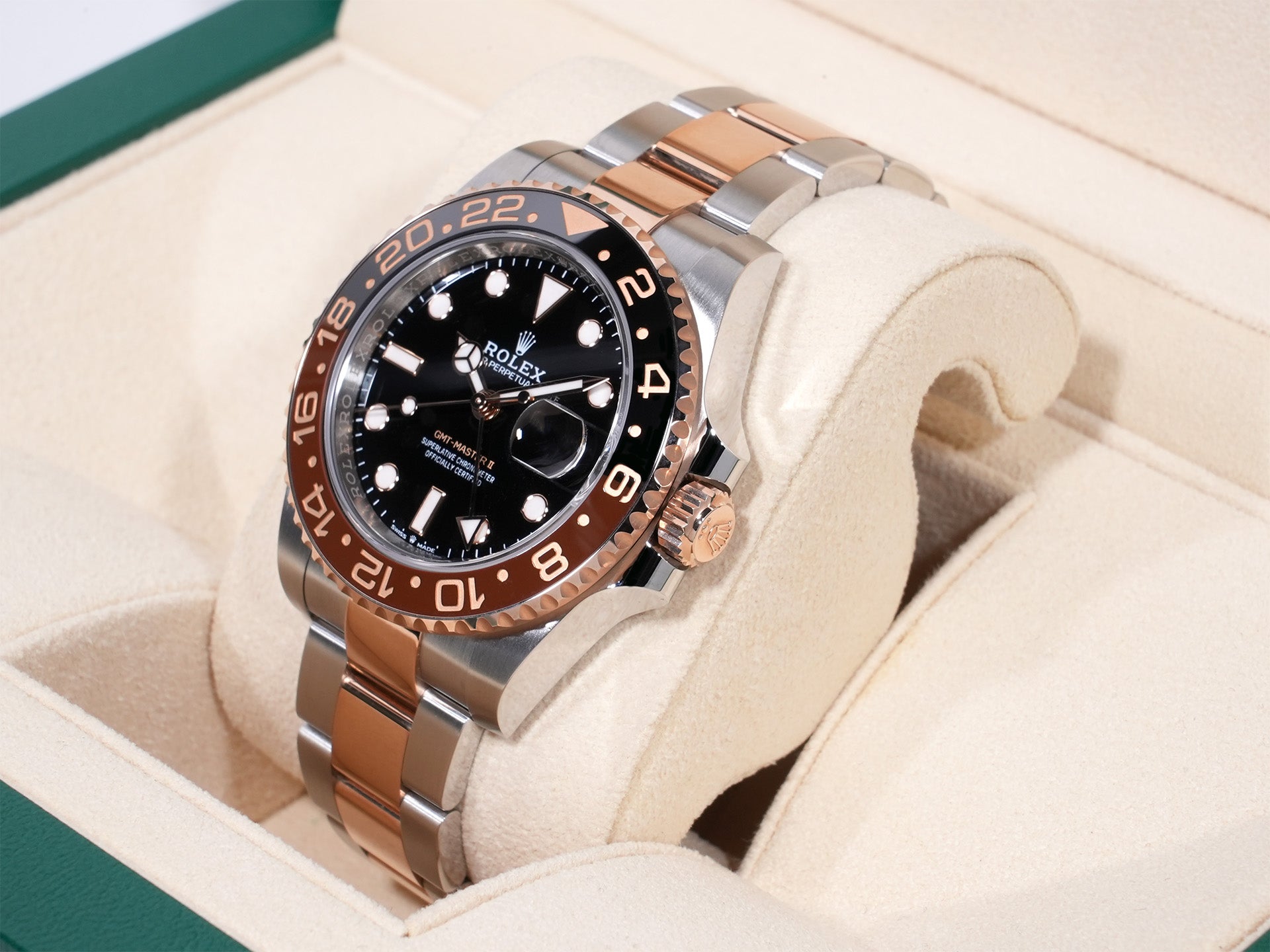 Rolex GMT-Master II Ref. 126711CHNR SS/ERG Black Dial, Excellent Condition ewiyxd4v