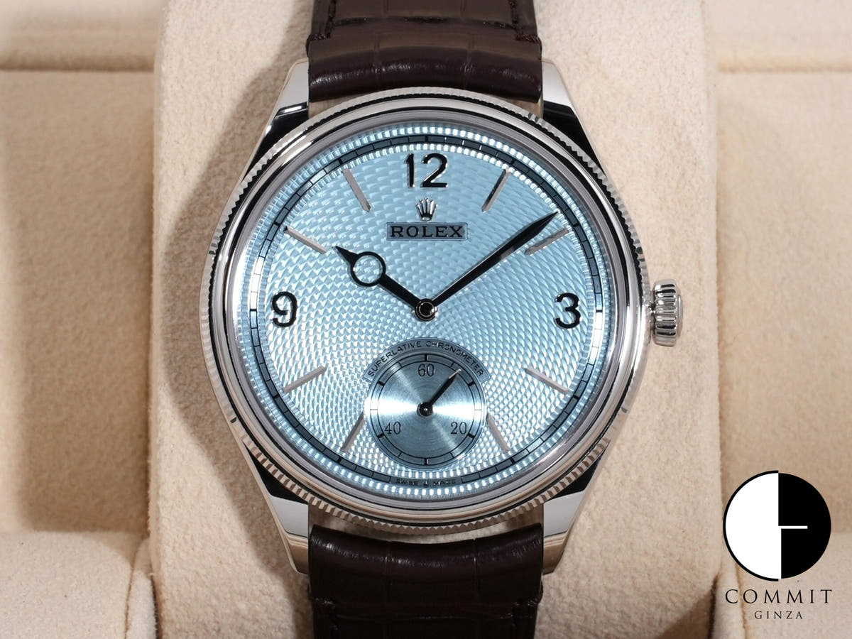 Rolex 1908 Ref. 52506 Platinum Ice Blue Dial, Unused  vji54mp5