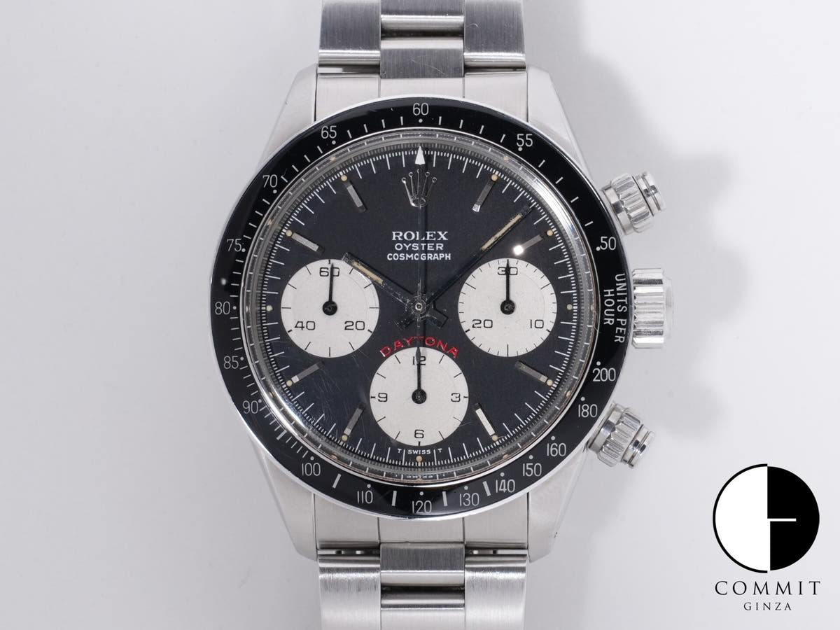 Rolex Daytona Ref. 6263 Stainless Steel Black Dial Pre-owned wqsu8nk2