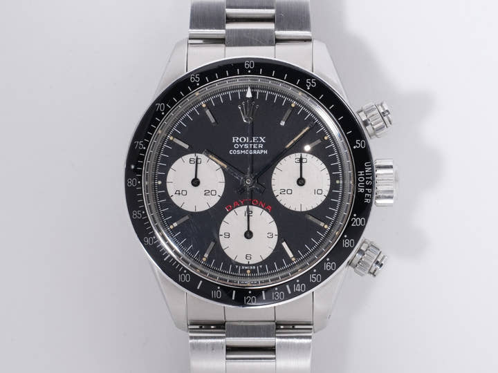 ロレックス デイトナ Ref.6263 ステンレススチール ブラック文字盤 中古 wqsu8nk2