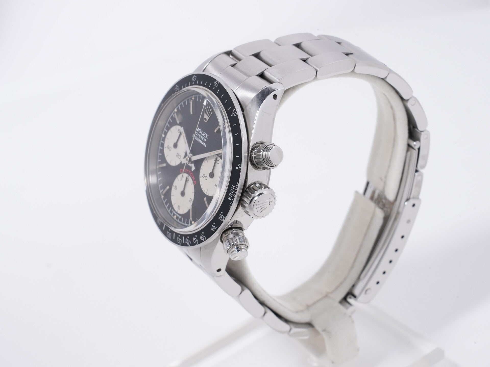 Rolex Daytona Ref. 6263 Stainless Steel Black Dial Pre-owned wqsu8nk2
