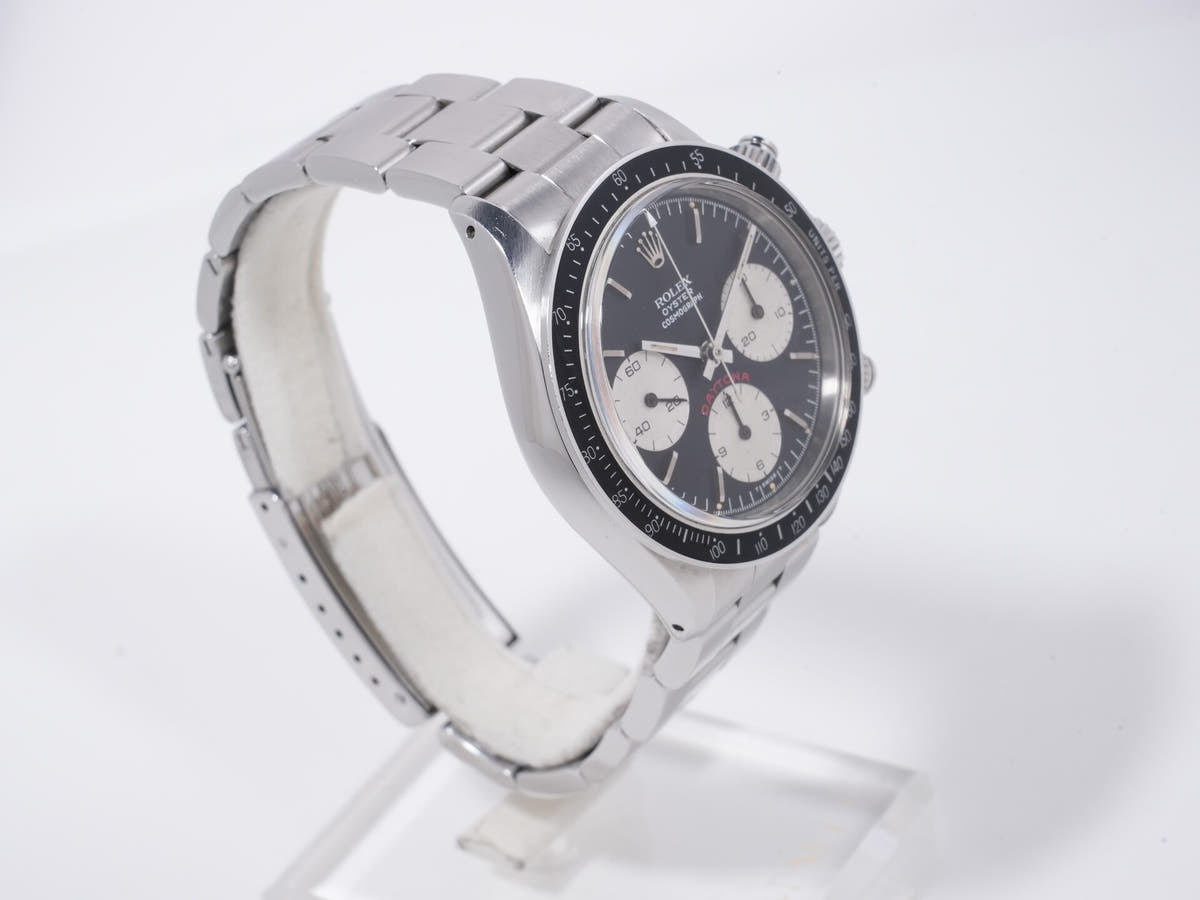 Rolex Daytona Ref. 6263 Stainless Steel Black Dial Pre-owned wqsu8nk2