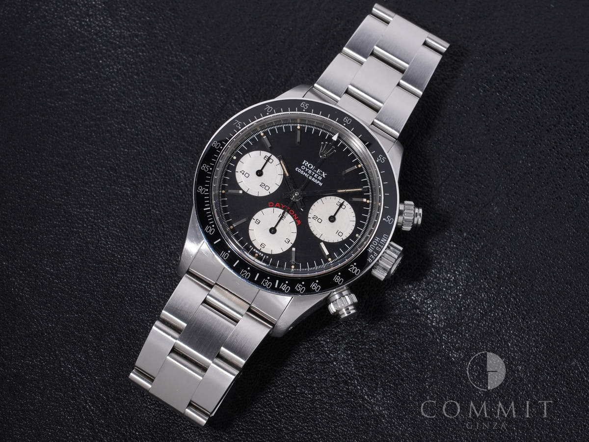 Rolex Daytona Ref. 6263 Stainless Steel Black Dial Pre-owned wqsu8nk2