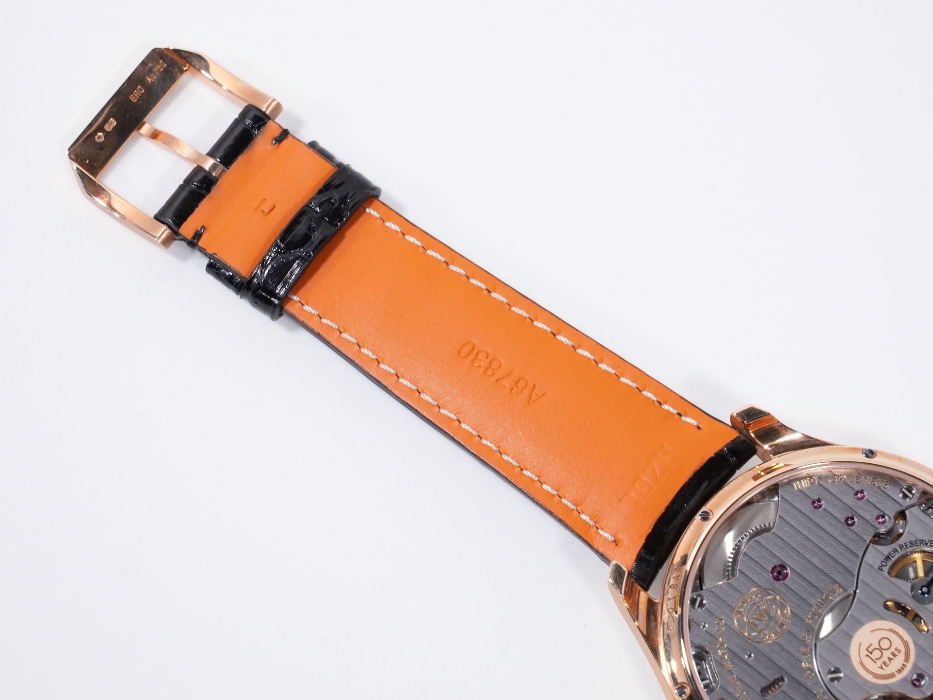 IWC ポルトギーゼ・ハンドワインド・エイトデイズ “150 イヤーズ” Ref.IW510211 18KREG ホワイト文字盤 極美品 f54q4hda