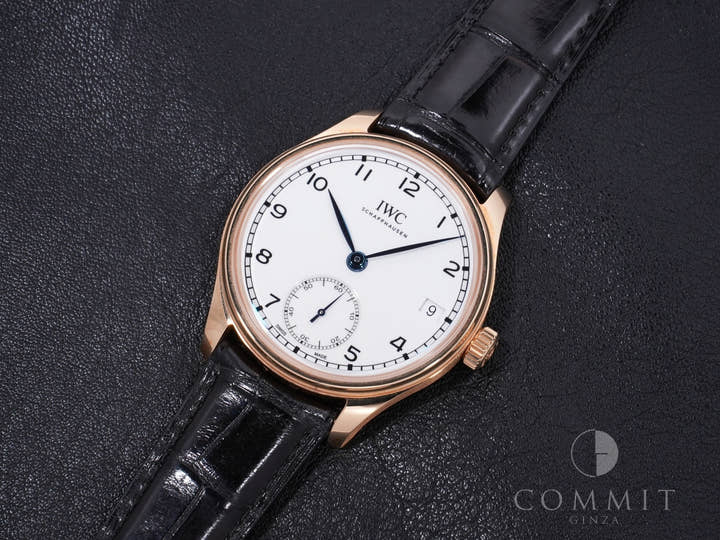 IWC Portuguese Hand-Wound Eight Day "150 Years" Ref. IW510211 18K Gold, White Dial, Excellent Condition f54q4hda
