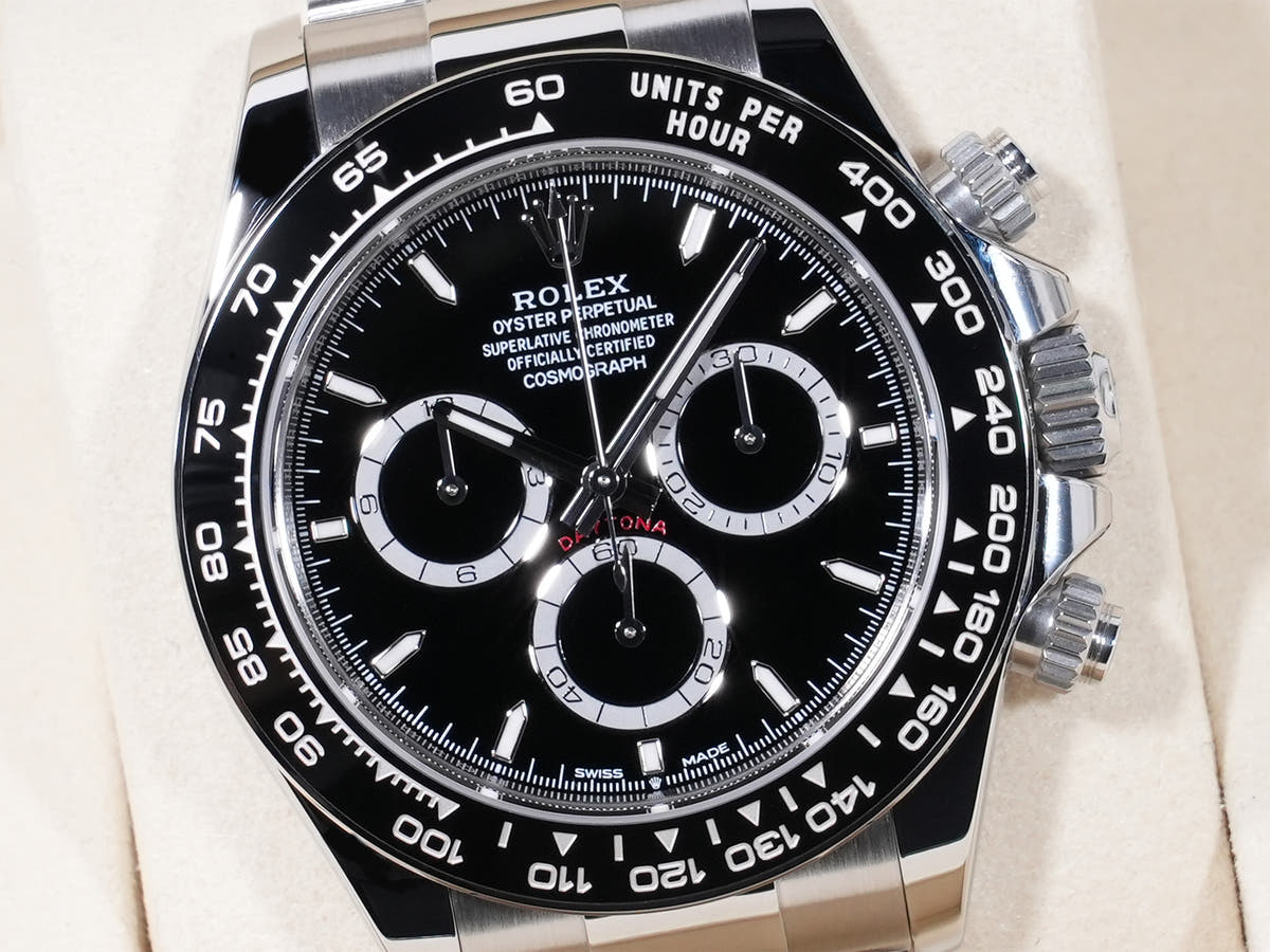 Rolex Daytona Ref. 126500LN Stainless Steel Black Dial, Unused  j85sd9ek