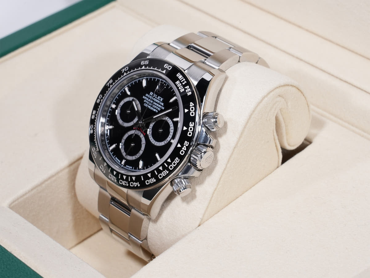 Rolex Daytona Ref. 126500LN Stainless Steel Black Dial, Unused  j85sd9ek