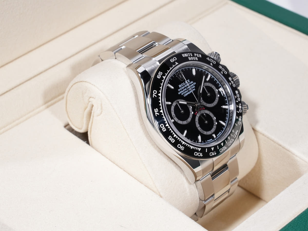 Rolex Daytona Ref. 126500LN Stainless Steel Black Dial, Unused  j85sd9ek