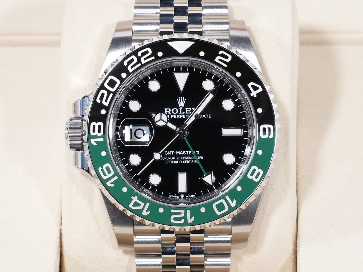 Rolex GMT-Master II Ref. 126720VTNR SS Black Dial Jubilee Bracelet Unused vgp4yb7m