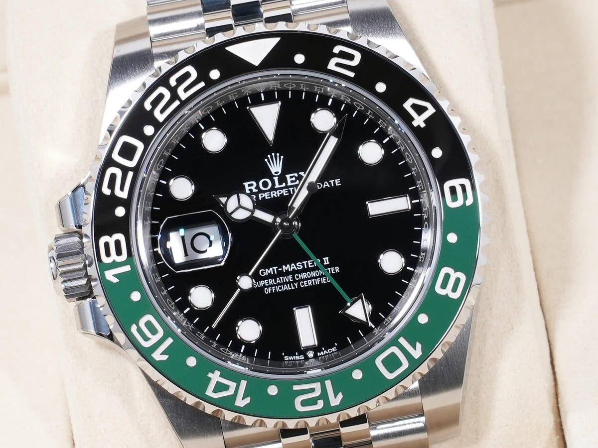 Rolex GMT-Master II Ref. 126720VTNR SS Black Dial Jubilee Bracelet Unused vgp4yb7m
