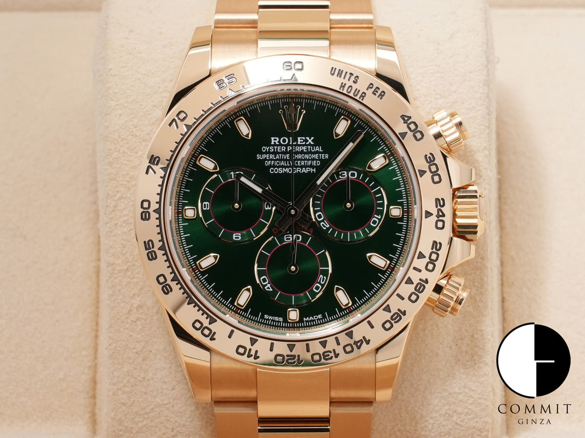Rolex Daytona Ref. 116508 18KYG Green Dial, Pre-owned (Good Condition)  do4hhuca