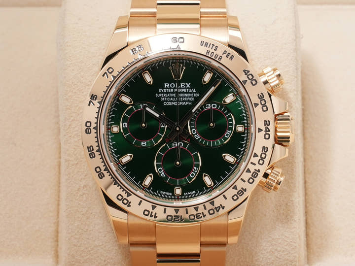 ロレックス デイトナ Ref.116508 イエローゴールド グリーン文字盤 美中古 do4hhuca