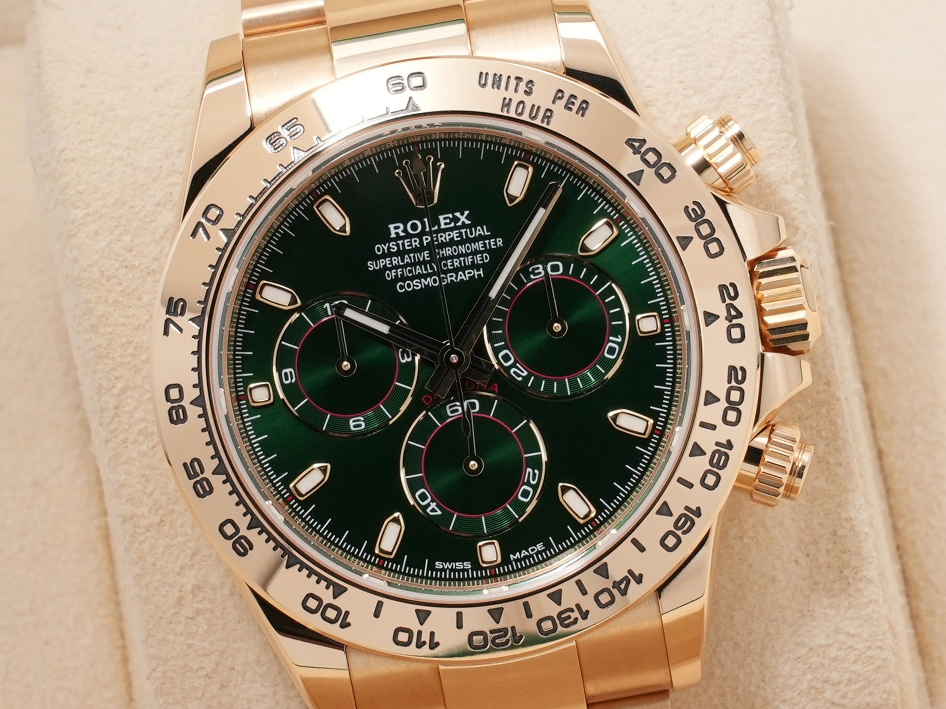 Rolex Daytona Ref. 116508 18KYG Green Dial, Pre-owned (Good Condition)  do4hhuca