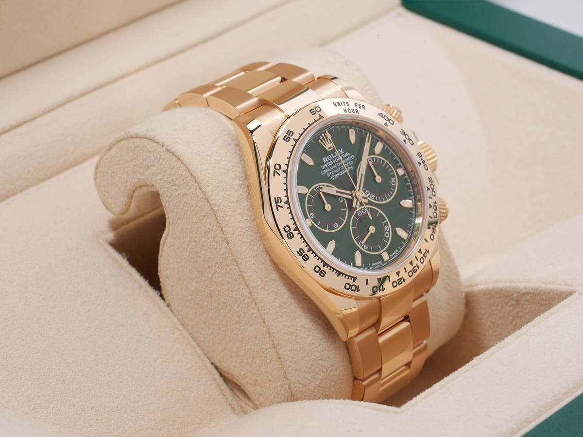 Rolex Daytona Ref. 116508 18KYG Green Dial, Pre-owned (Good Condition)  do4hhuca