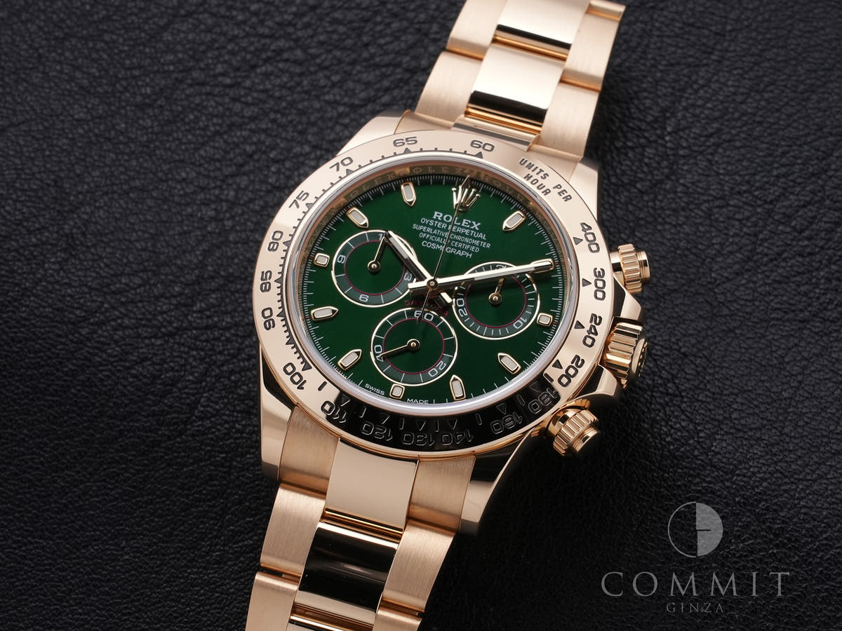 Rolex Daytona Ref. 116508 18KYG Green Dial, Pre-owned (Good Condition)  do4hhuca